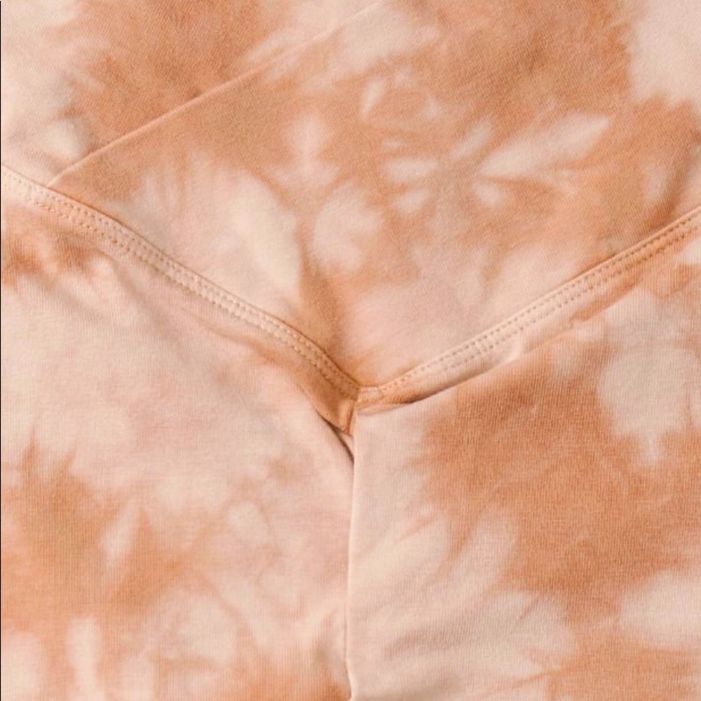 PINK ACTIVE CROSSOVER YOGA PANTS LEGGINGS - Picture 4 of 10
